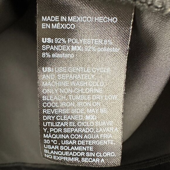 Chicos Black Velvet Cowl Neck Top XL - Picture 9 of 10